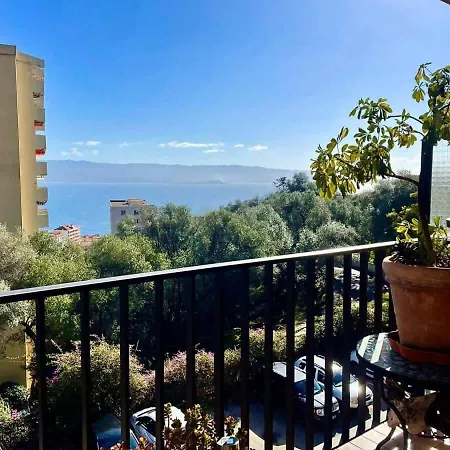 Апартаменты Casamea - Spacieux T3 Famille, Vue Mer, Parking Аяччо